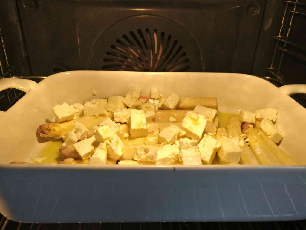 Recette : Asperges Blanches au four