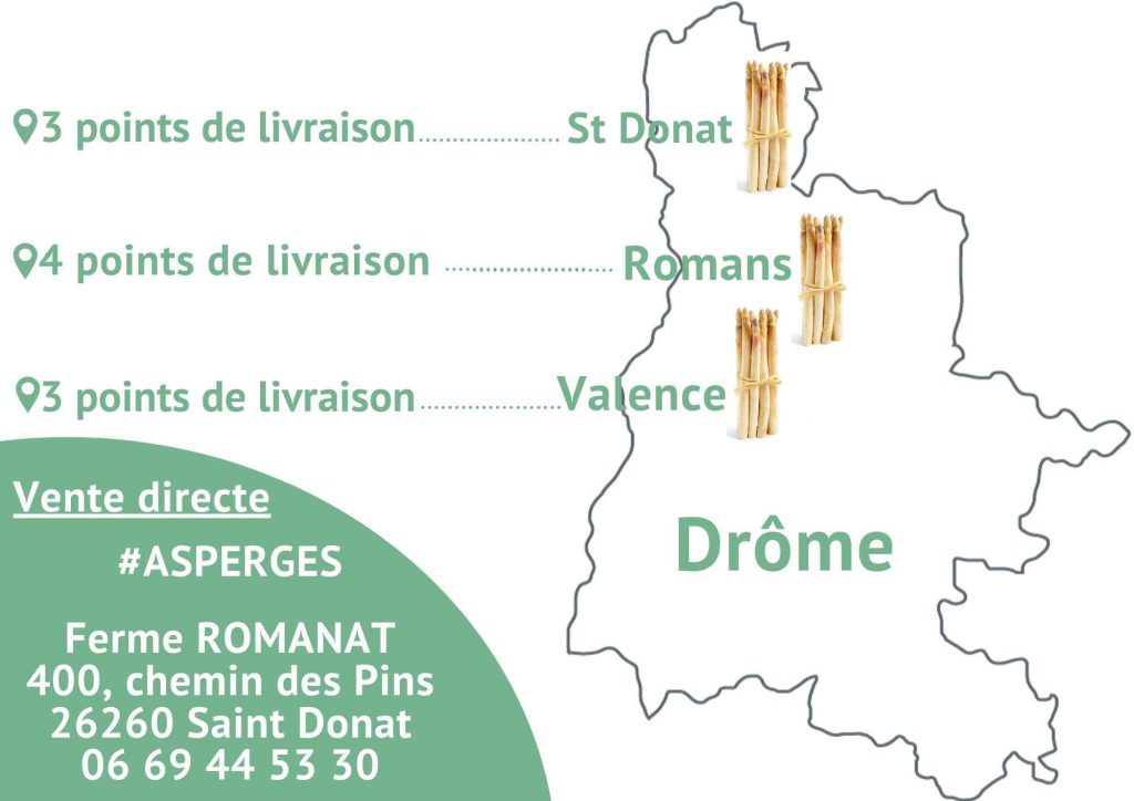 Asperges 2022 vente directe