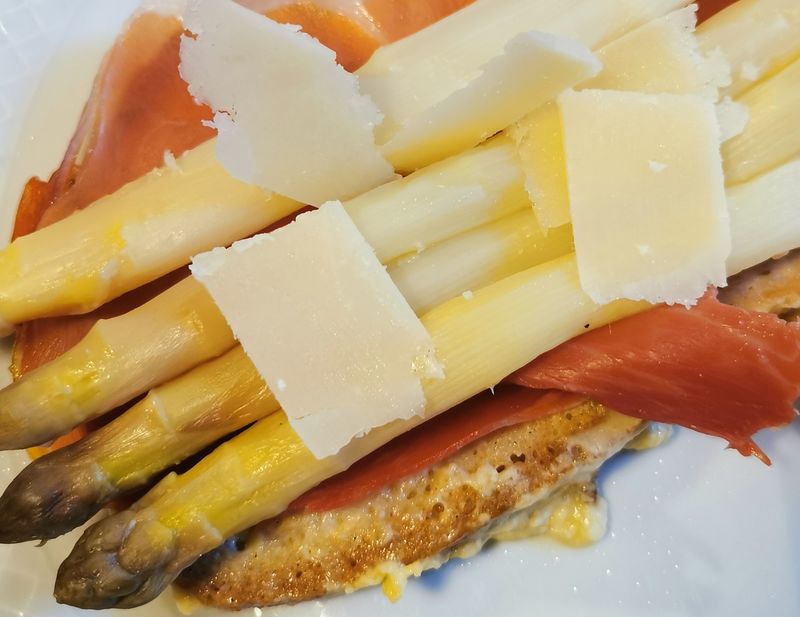 Pain perdu aux asperges