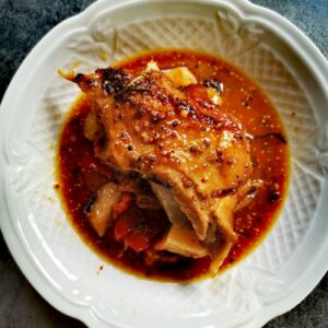 Recette : Cabri rôti aux Abricots