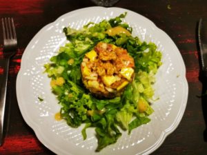 Huile Vierge de Noix BIO Tartare de saumon aux noix