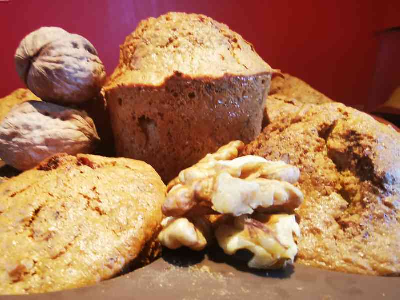 Muffins sains aux noix et butternut