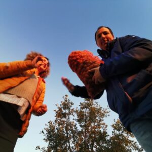 famille Agriculteur et cadre : double vie Producteur vente directe Drôme