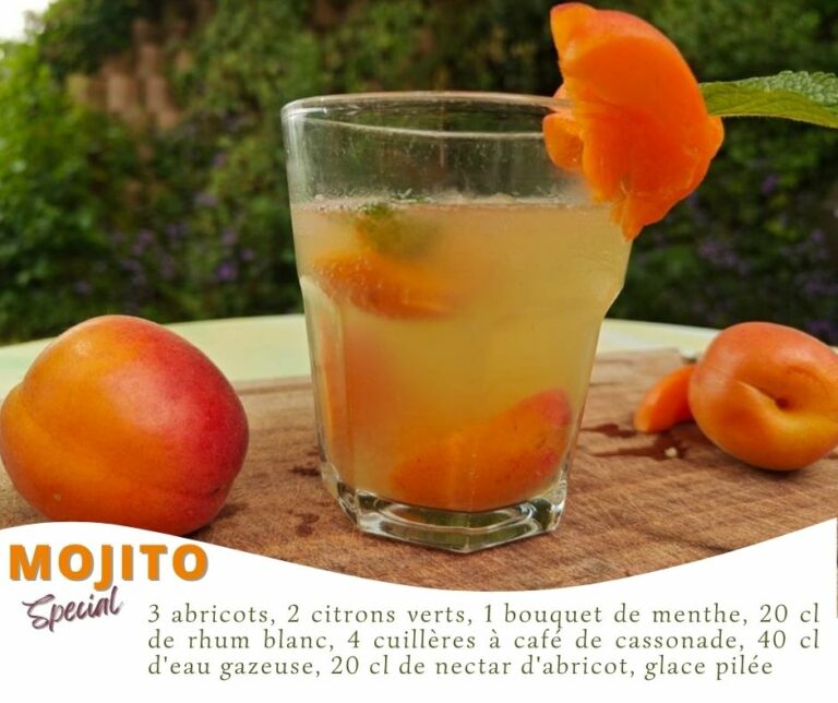 mojito à l'abricot