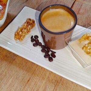 panna cota café noix