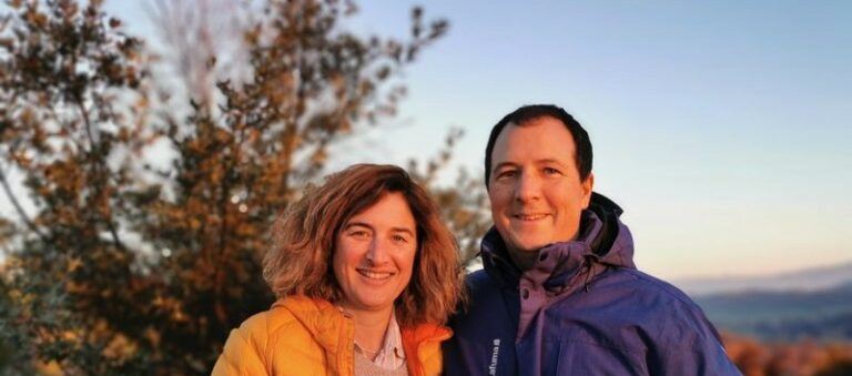 Fabien et Marie-Laure, producteurs de noix bio en Drôme des Collines